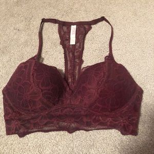 PINK Lace Pushup Bra